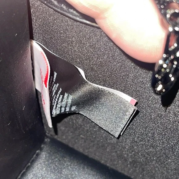 NWT-Valentino Orlandi quilted crossbody black vegan leather bag. - Picture 12 of 14